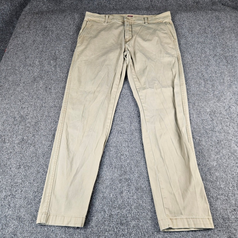 Levis XX Chino‎ Standard Taper Pants Mens 36x32 Khaki Tan 85226-0069